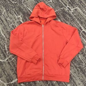Red Hoodie Sweatshirt L